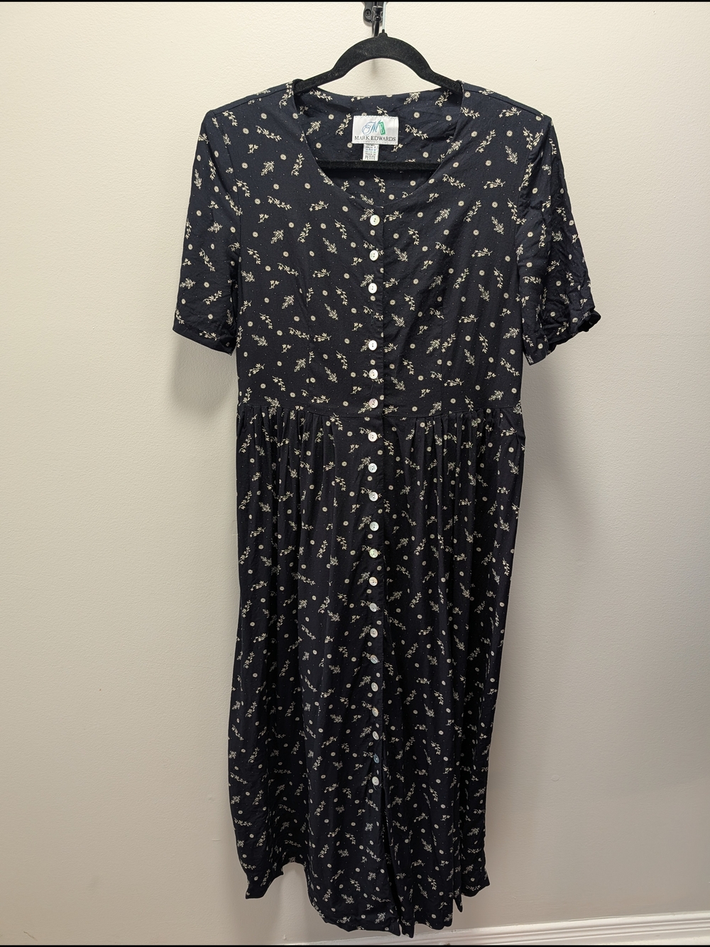 Vtg Mark Edwards Maxi Dress